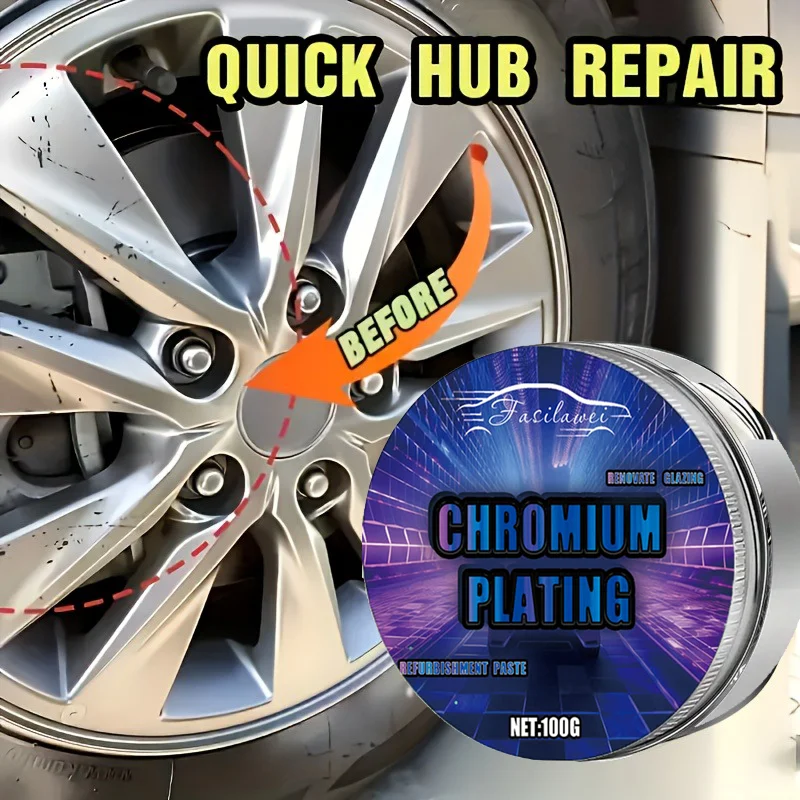 

Motorcycle Wheel Scratch Repair Cream - Professional Grade, No Wheel Disassembly Required - Quickly Apply for Instant Results, R