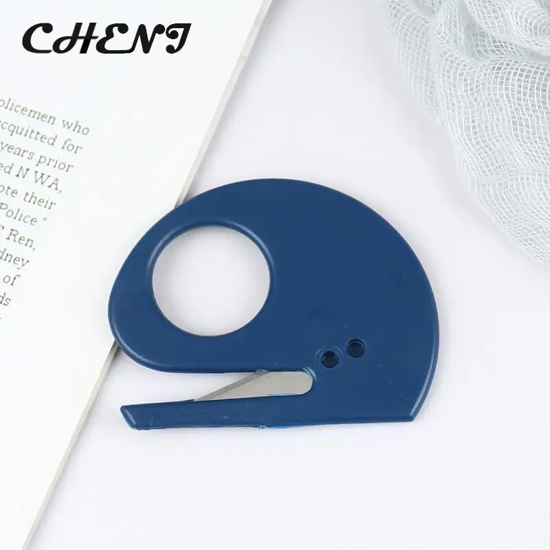 2pcs Plastic Mini Letter Knife Mail Envelope Opener Safety Paper Guarded Cutter