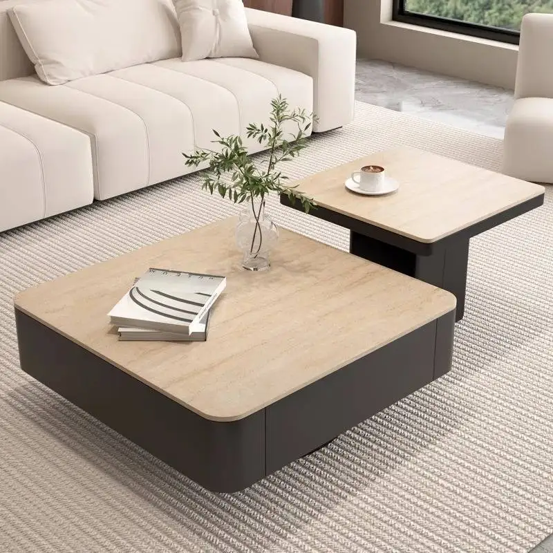 

Classic Business Coffe Tables Modern Wood Storage Designer Living Room Table Nordic Smart Dopamine Mesa De Centro Sala Furniture