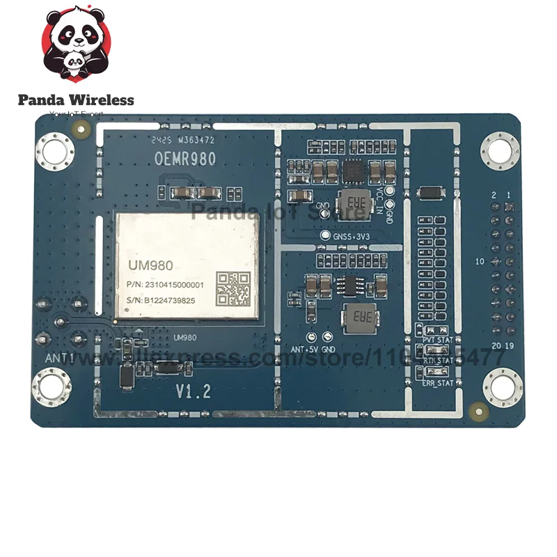 OEMR-980 bule um980 rtk gnss módulo gps bds glonass galileo para deformação de posicionamento de navegação de alta precisão com antenas
