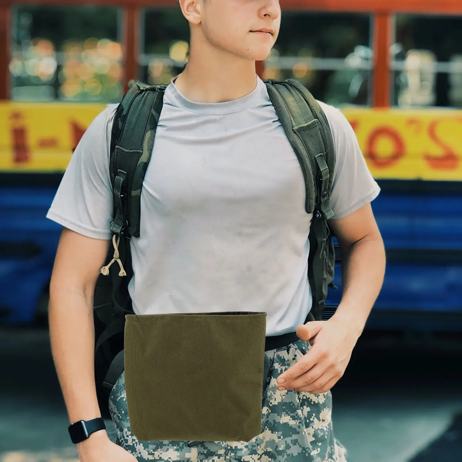 

Tactical Folding Waist Bag Large Storage Multiple Pockets Nylon Tool Kits Tactical Bag Travel Nursing Pouch Medicine Bags Small