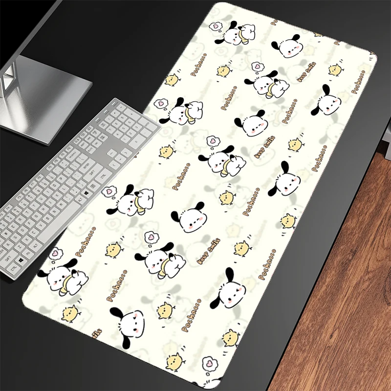 Коврик для мыши Pochacco N on-Slip, компьютерный коврик Speed Type Varpet Mat для киберспорта, ноутбука, коврик для клавиатуры, коврик для мыши, офисный коврик для ПК, настольный коврик