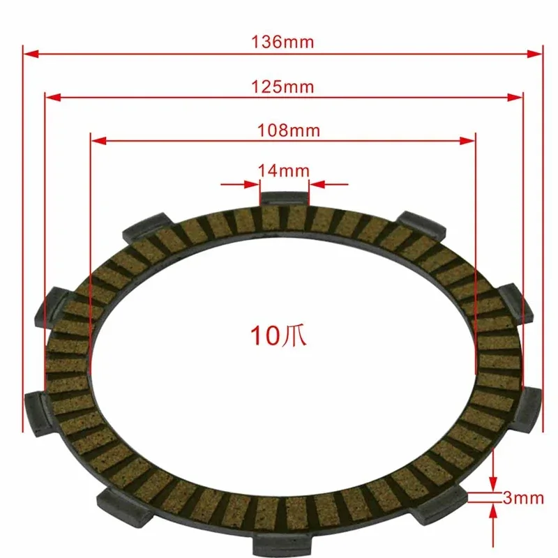 9PC Motorcycle Friction Clutch Disc Plates For Honda CBR900RE CBR929 RE 2001 CBR900RR Fireblade 929 954 2000-2003 CBR954RR 02-03