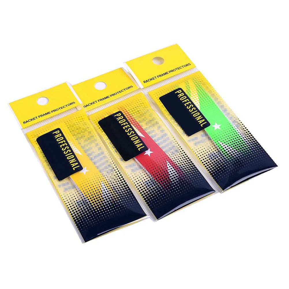 PU Tennis Racquet Guard Tape Racket Frame Stickers Portable Bat Frame Line Tape Protector For Badminton Tennis