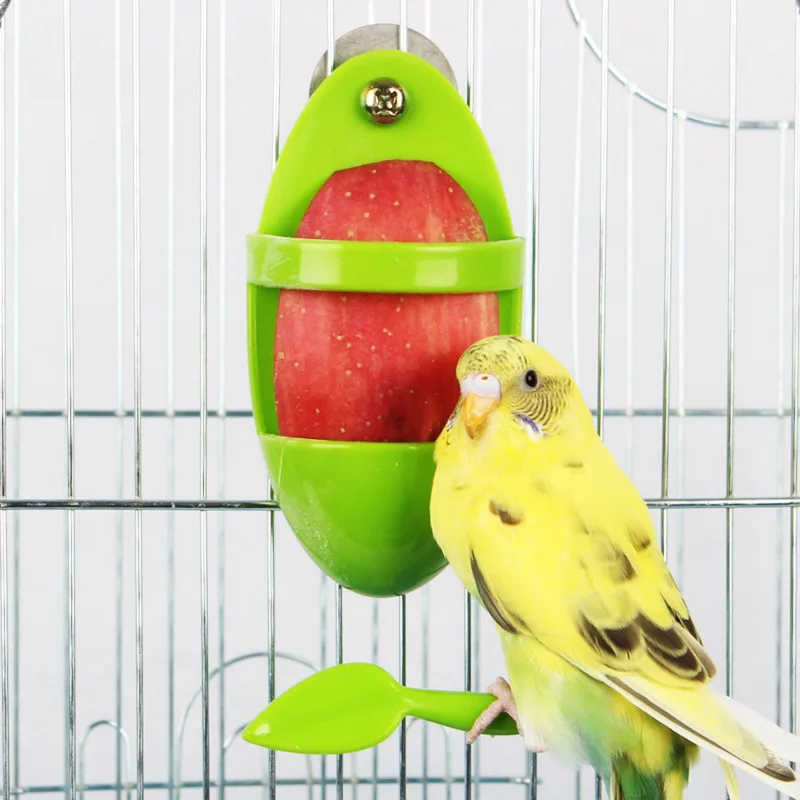 Parrot Foraging Feeder Box, Fruit Vegetable Feeding Perch To