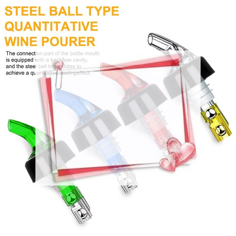 30ml/45ml Wine Pourer Automatic Measured Bottle Pourer Quick Spirit Measure Pourer Drink Wine Cocktail Dispenser Home Bar Tool