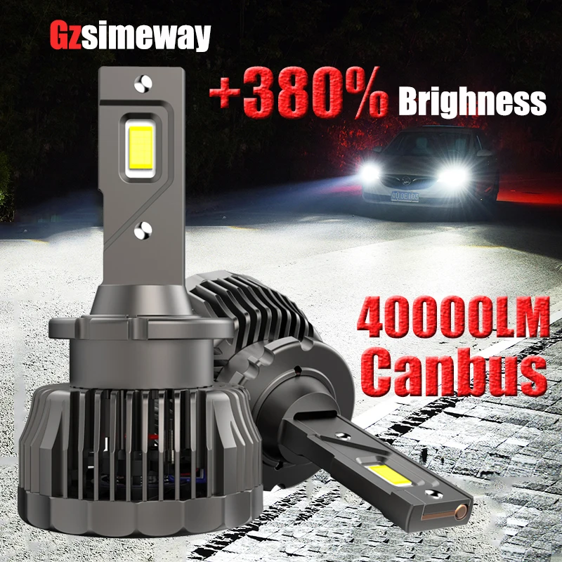 

2PCS 70W D2S LED Canbus Lamp D1S D3S D4S D2R D5S D8S Car LED Headlight 40000LM For Replacing Original HID Light Bulbs Plug &Play