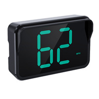 Digital Speedometer Car HUD GPS Head Up Display for All Vehicle Types and Play Installation with Non Skip Speed Feature
