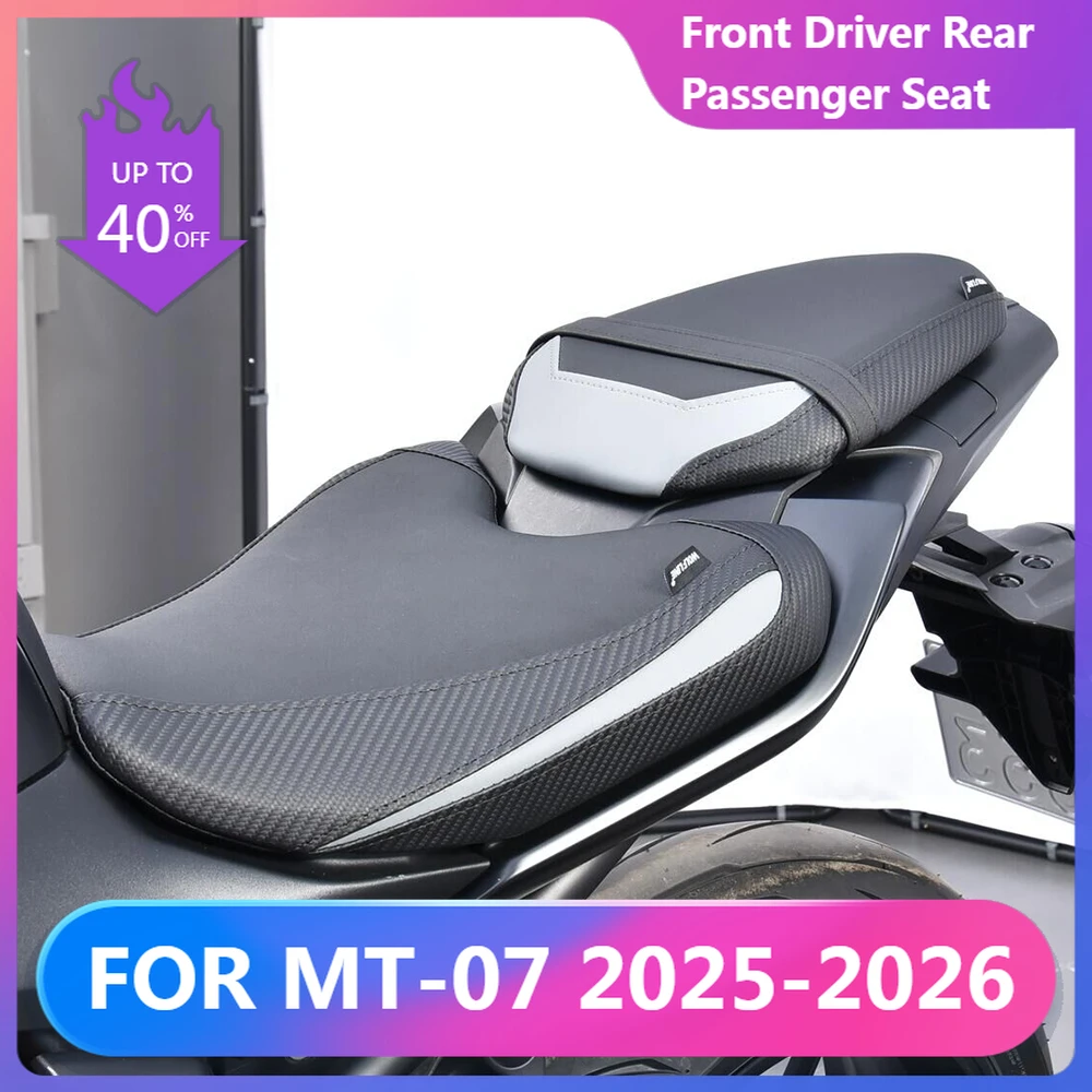 

For Yamaha MT 07 MT-07 2025-2026 Motorcycle Seat Front Driver and Passenger Cushion Replace MT07 Parts Back Seats