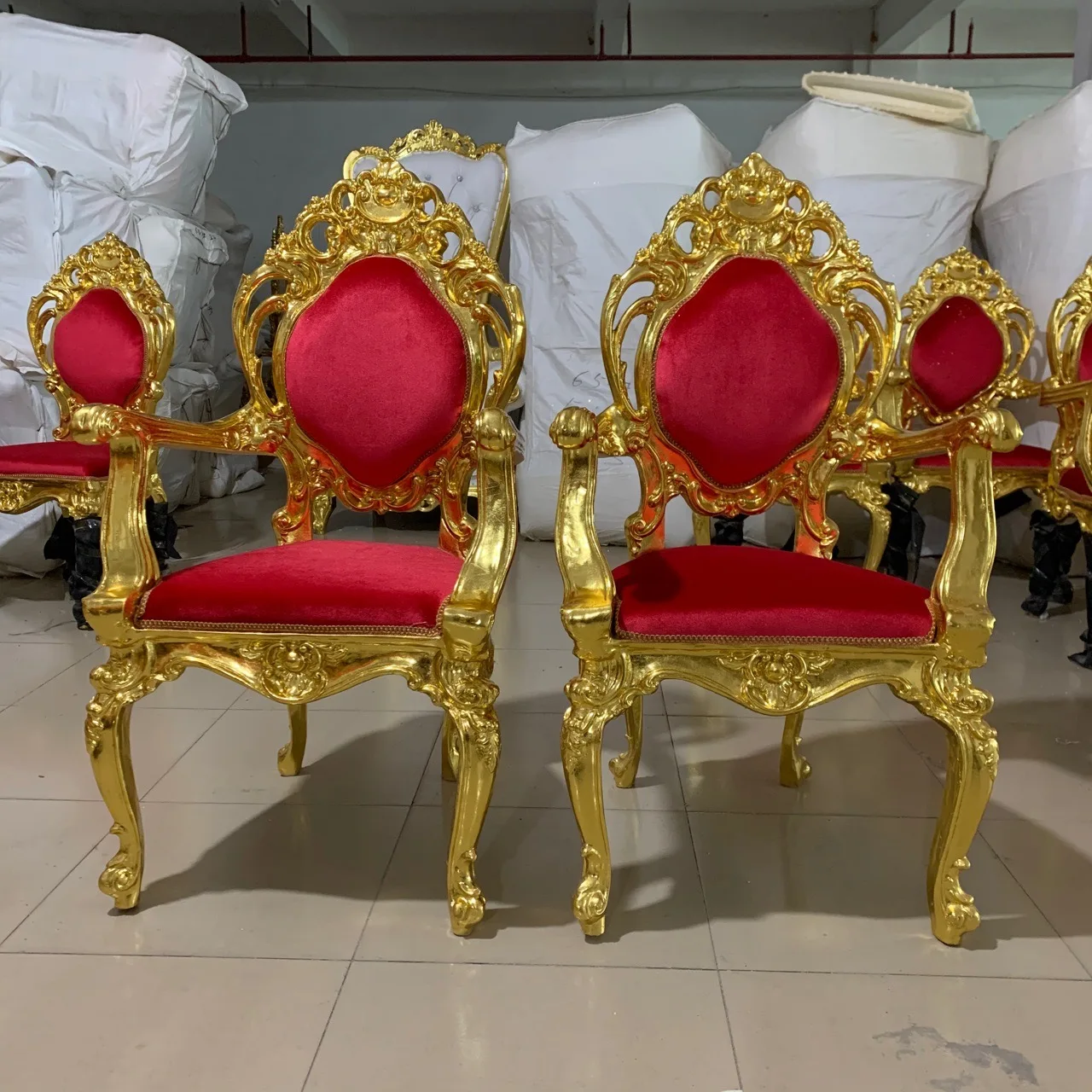 luxury royal bride throne chairs wedding for king and queen