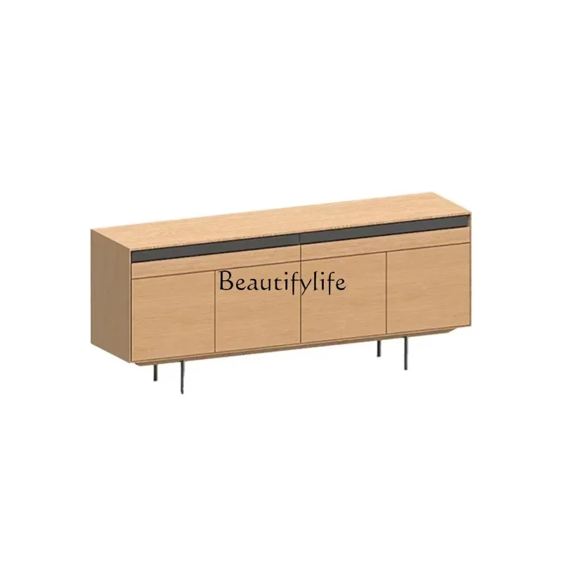 

ls 42Italian minimalist retro dining side cabinet modern minimalist living room storage storage decorative cabinet