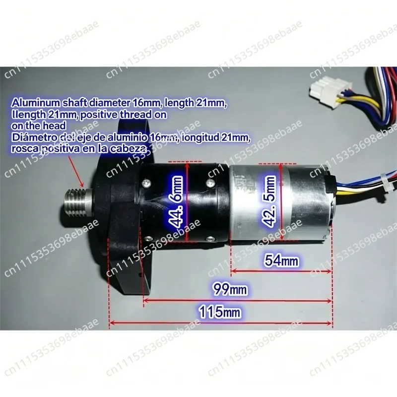 42mm 12V 24V Brushless Planetary Gear Reduction Motor For Intelligent Lawn Mower Drive System