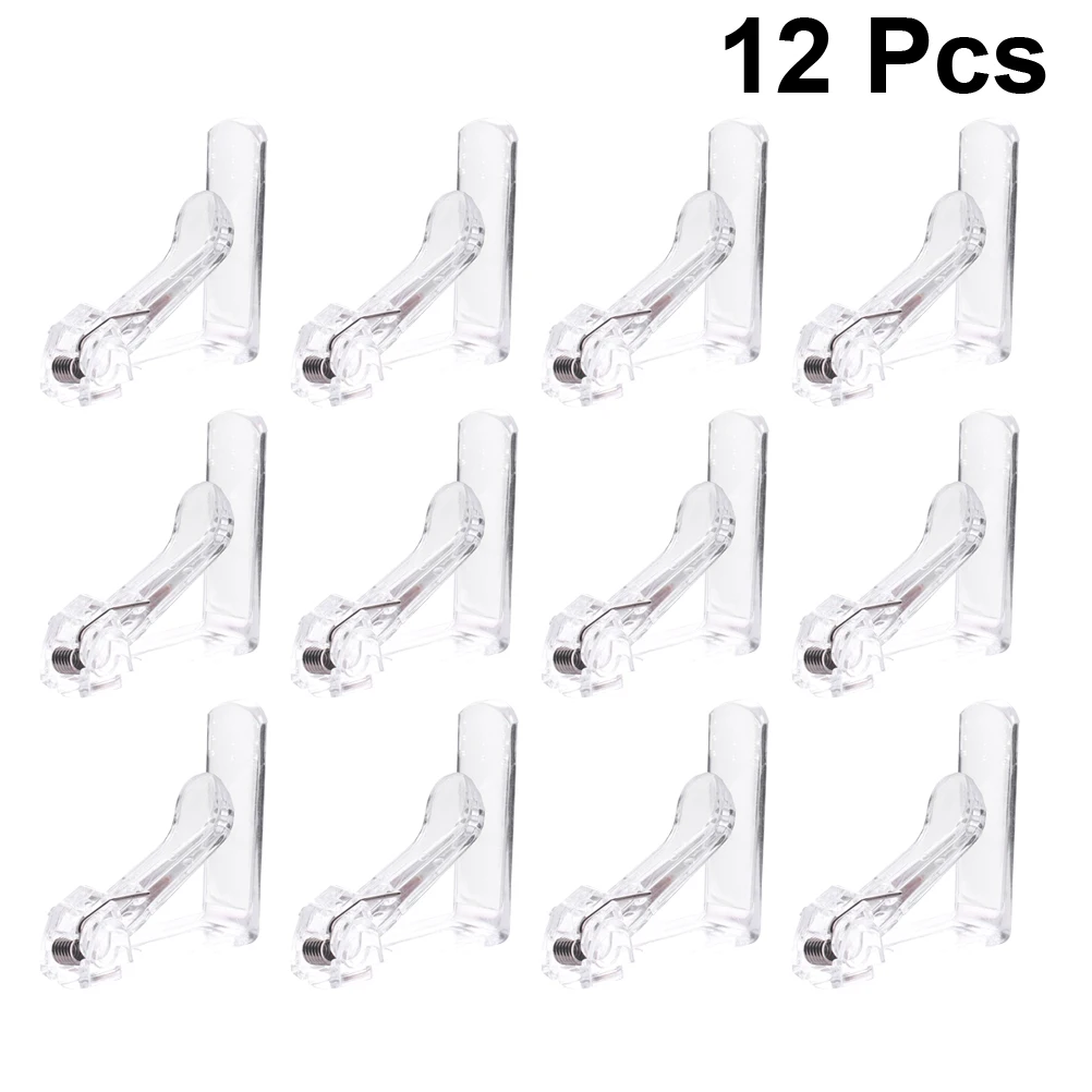 

12Pcs Spring Clip Clamps Adjustable Tablecloth Clips Holders Picnic Weddings Buffets Outdoor Windproof Table Cover