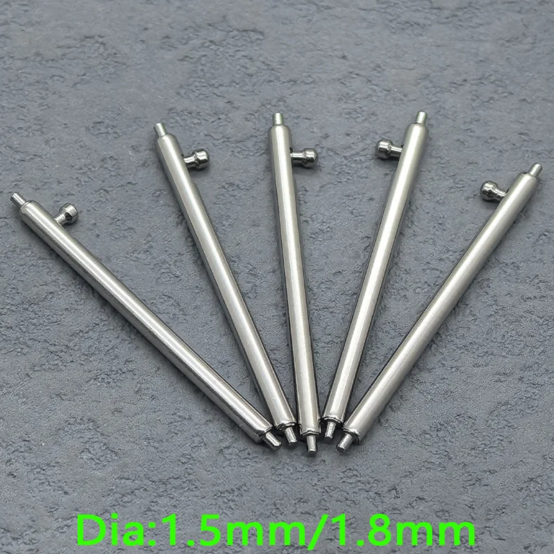 10/20PCS Quick Release Watch Strap Link Dia 1.5mm/1.8mm Spring Bar Fits Width 10mm-26mm Smart Watch Band Stainless Steel Links