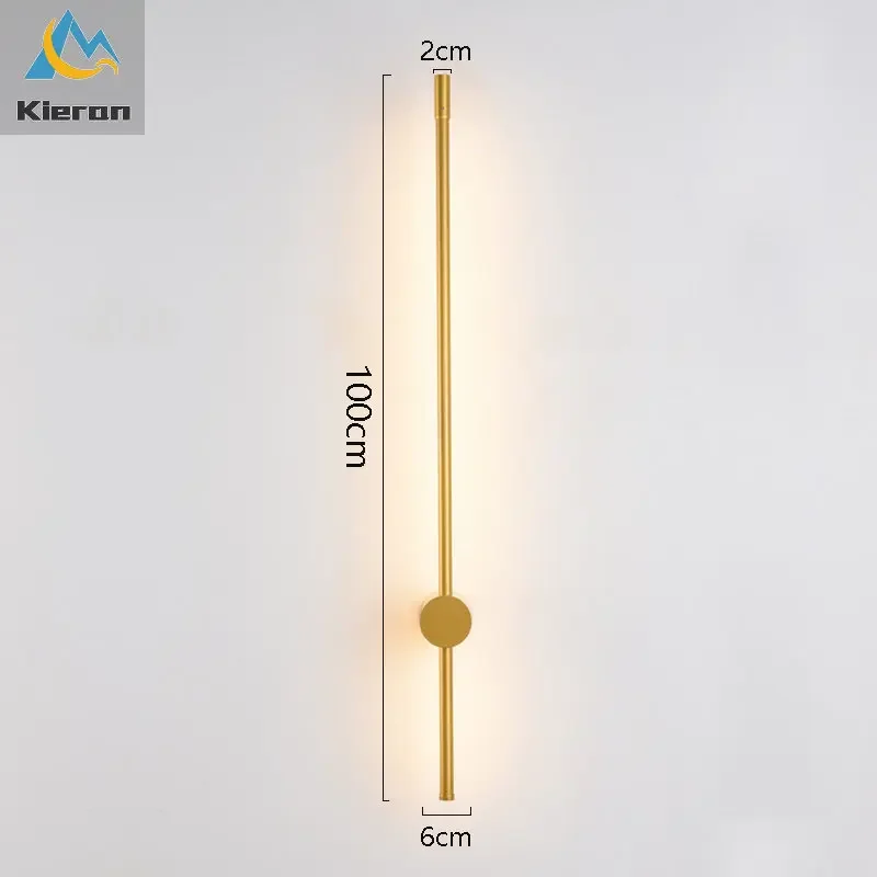 Imagem -06 - Nordic Moderno Longa Tira Destaque Conduziu a Lâmpada de Parede Quarto Sala Jantar Estudo Cabeceira Luzes Parede Sala Estar Decoração Parede Lâmpadas