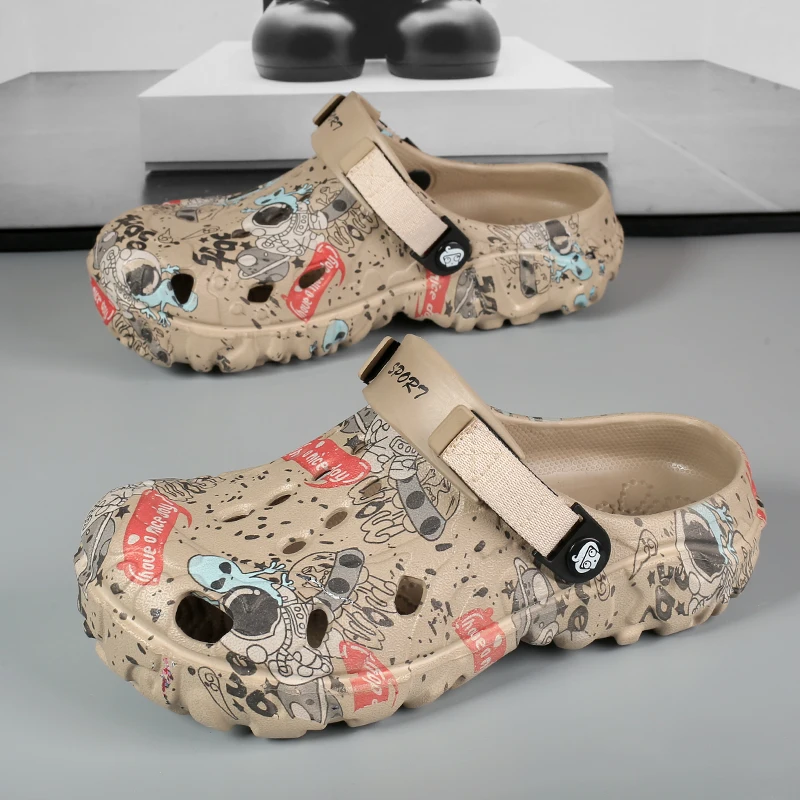 

Man Shoes EVA Slippers Summer Men Garden Clogs 2026 Summer Slippers for men Outdoor Slide Soft Beach Shoes Male Summer Sandals