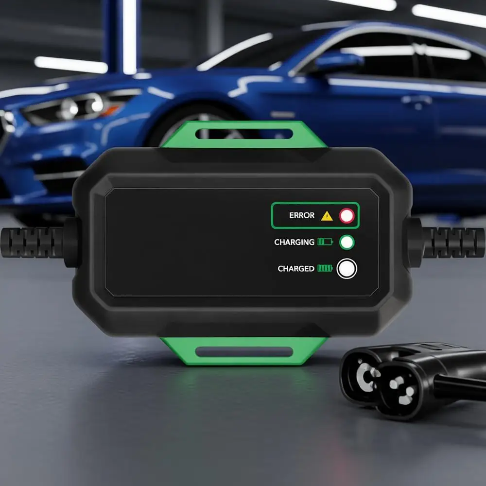 

12V Battery Maintainer, 1.2A, Portable, Automatic, Trickle Charging, Suitable for Automotive, AGM, Flooded, Gel, Lead-Acid, Powe