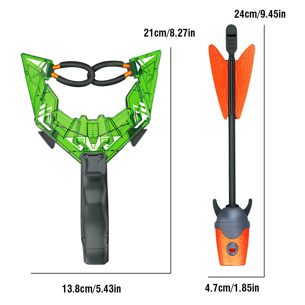 Slingshot Light-Up Foam Arrow Launcher Toy Outdoor Party Favors Sport Competitive  Shooting Toys for Kids Boys Birthday Gifts view 6