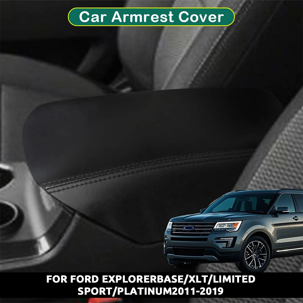 

Custom Fit Car Armrest Cover Microfiber Leather For Ford ExplorerBase/XLT/Limited/Sport/Platinum Center Console Protector Case