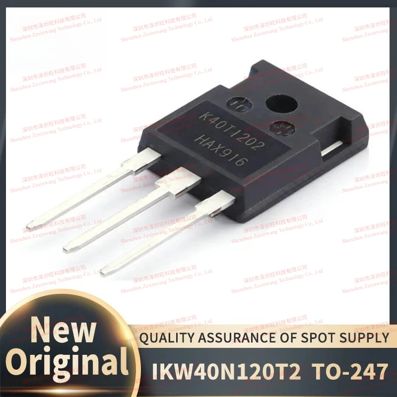 (10Pcs/Lot) 100% New Original  K40T1202 IKW40N120T2 TO-247 Welding Machine IGBT Tube 40A 1200V High Power Tube