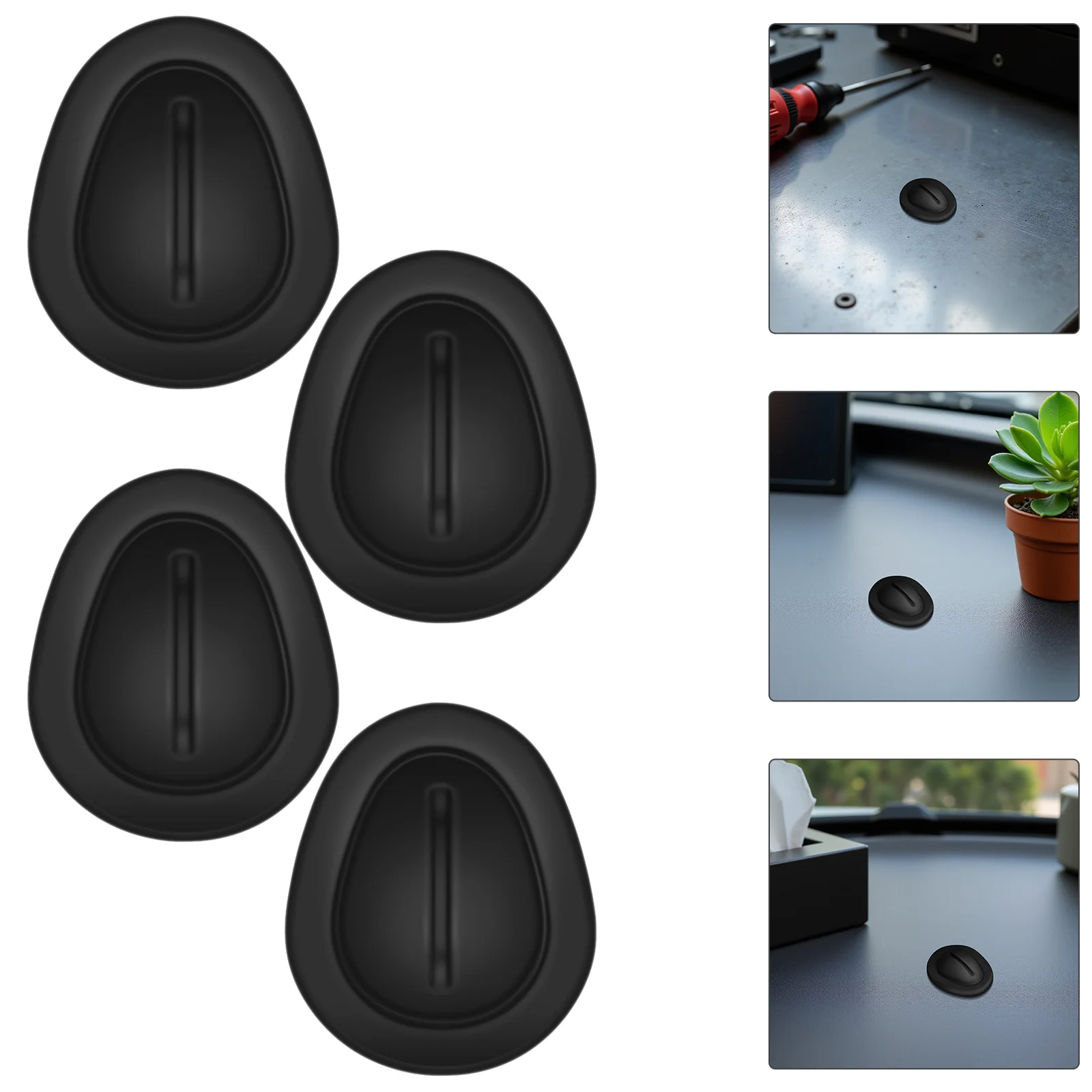 

8Pcs Car Cup Holder Insert Silicone Self-Adhesive Reducer for Various Cup Sizes Spill Proof Car Interior Accessories