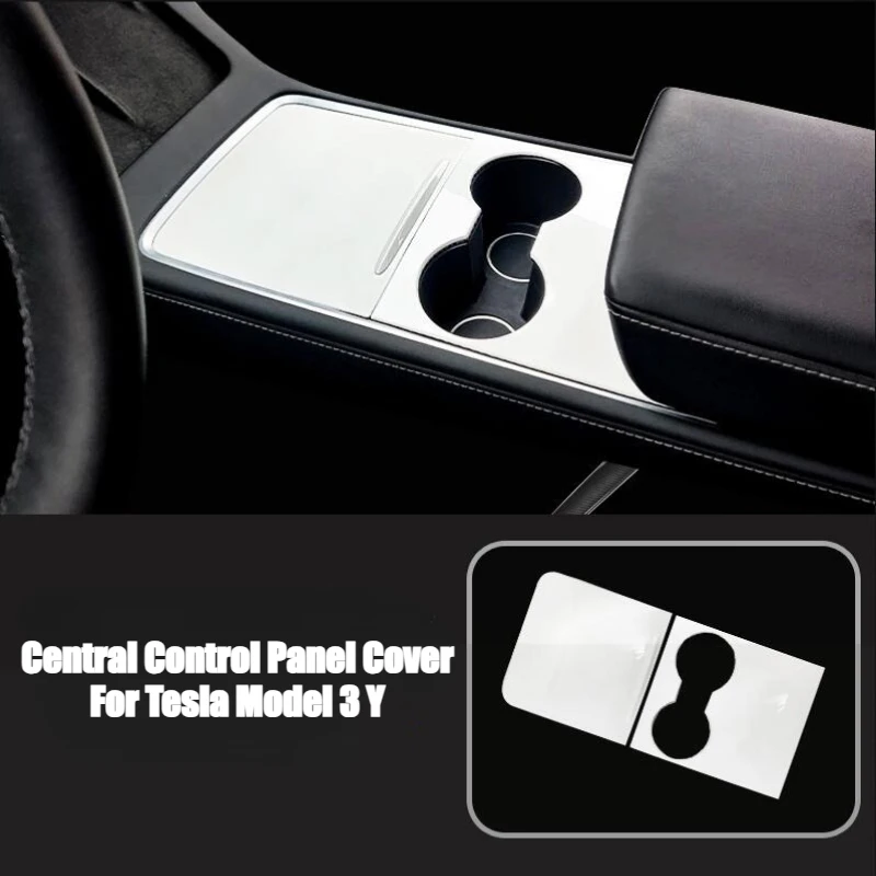 

Крышка центральной панели управления для Tesla Model 3 Y, наклейка на панель центральной консоли, крышка из АБС-пластика, автомобильные защитные автомобильные аксессуары