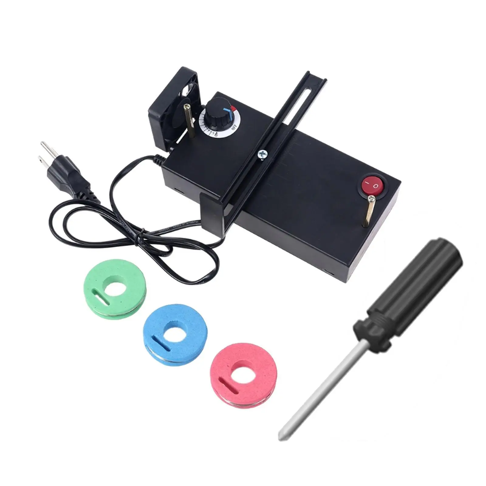 

Heat Cutting Ribbon Cutter Heating Portable Cutting Tool DIY Thermal Electric Rope Cutter for Rope Webbing Braided Belt US Plug