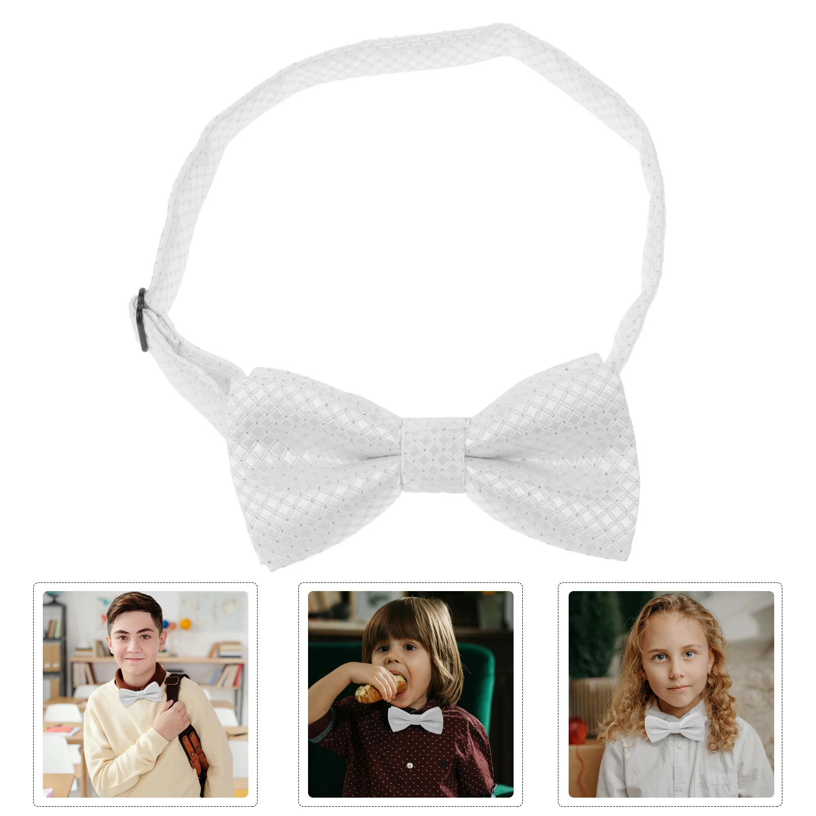 

Children Bow Tie Adjustable Pre Tied Kids Dress Up Accessory For Party Performance Formal Outfits Boy Suit Decorative