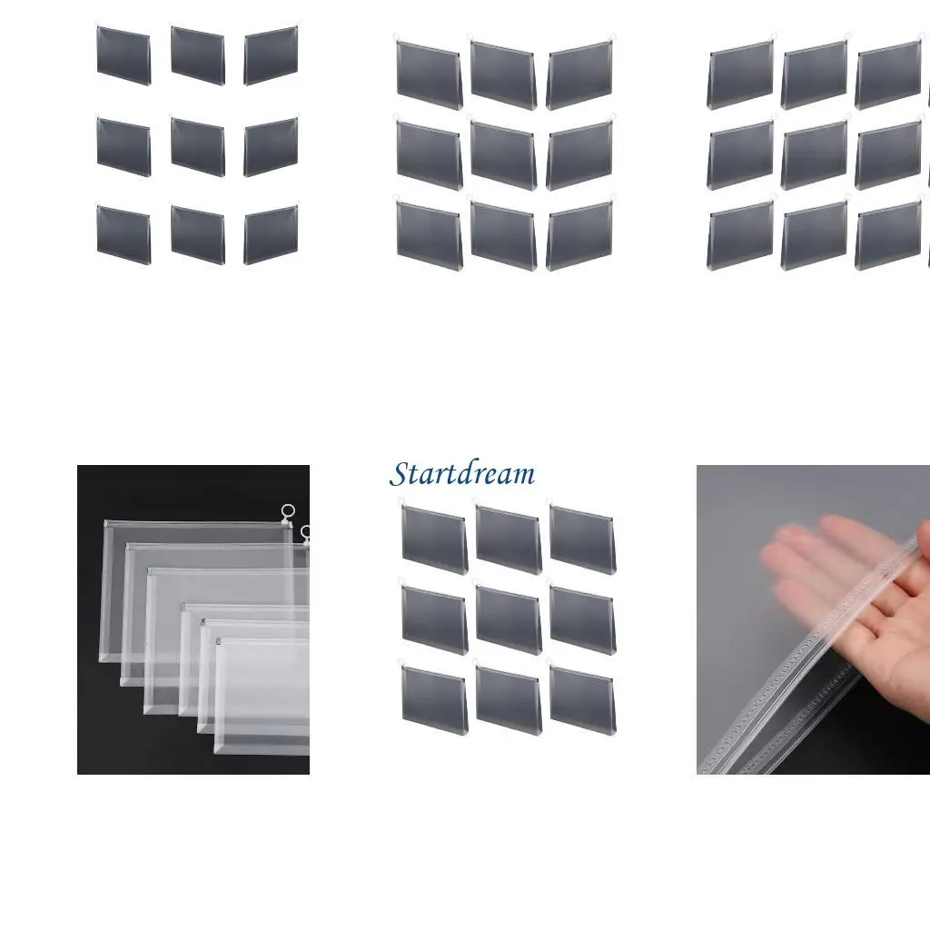 

Офисная домашняя школа путешествия на молнии Zipper File Bag Сумка документа Document Pocket Palper K92C