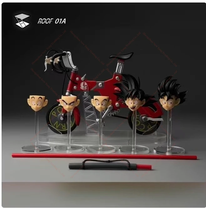 Tonsenarttoys Dragon Ball Z SHF Super Saiyan SSJ SSJ2 Trunks Fly Page Son Goku Ride Bike Accessori Anime Action Figures Giocattoli