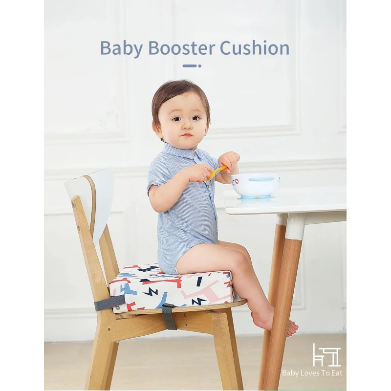 

Регулируемая подушка для детского сиденья, портативный стульчик для кормления для обеденного стола, безопасная подушка для кормления малышей для дома и путешествий