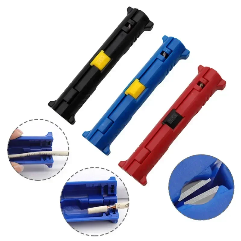 

Stripper Tool Multi-function Pen Coaxial Cord Stripper Pen Wire Electric Stripping Cutter Wire Pliers Cutter Wire Machine