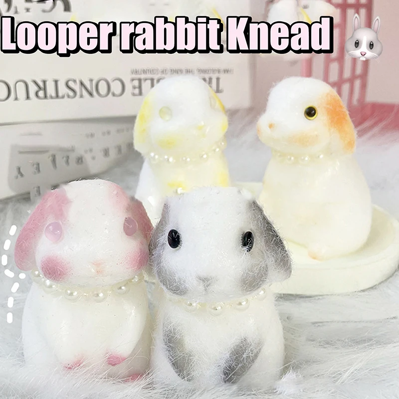 

Cartoon Kawaii Rabbit Slow Rebound Toy Creative Soft Feel Pinching Fingertip Toy Kids Stress Relief Toy Cute Girl Gift