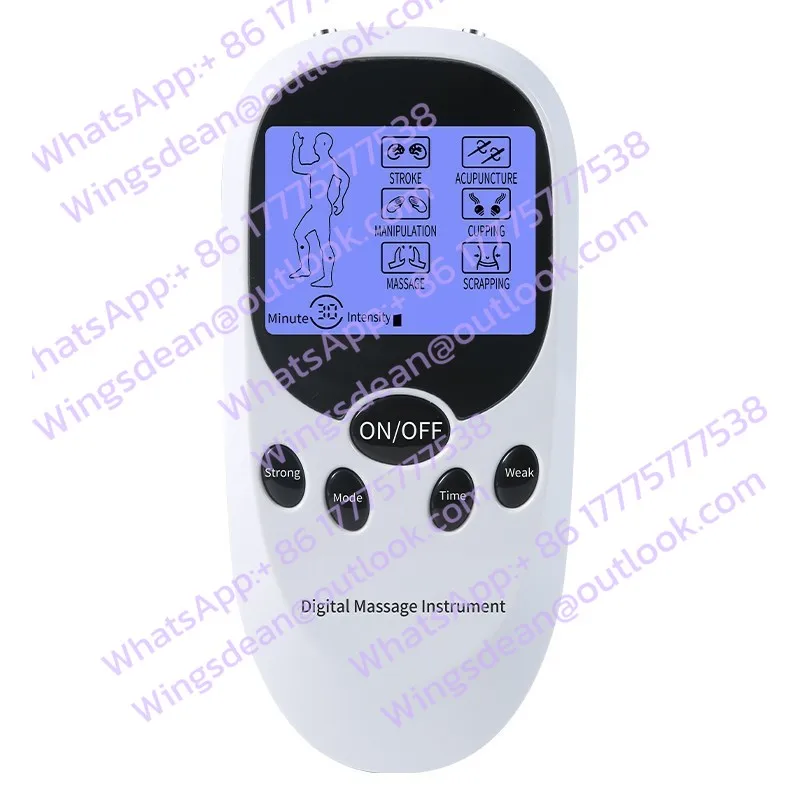 New Double Output Intermediate Frequency Household Meridian Digital Massager Mini Patch Multi-part Application