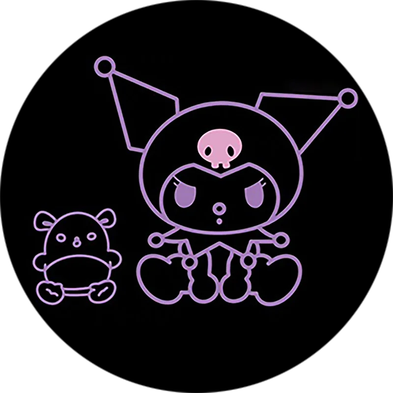 Phone Socket Popping KUROMI For iPhone 15 Smartphone And Tablet Mobile Phones Griptok Finger Ring Holder For Xiaomi Stand Holder