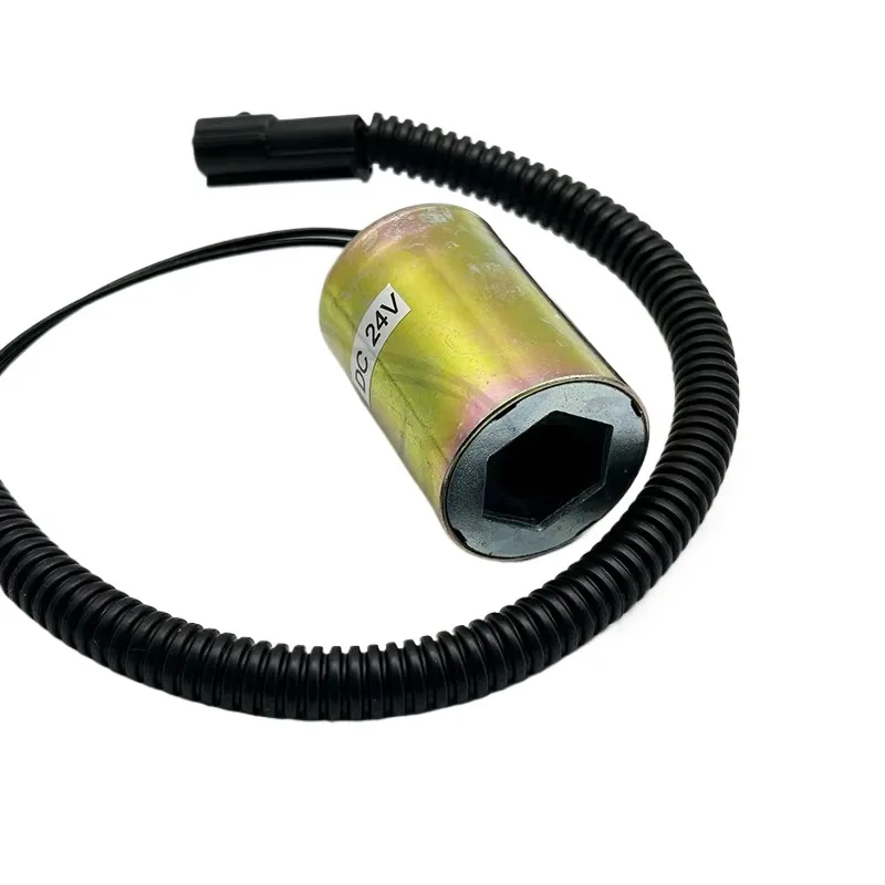 

Excavator Parts Doosan Daewoo Dh60-5 Dh60-7 Square Solenoid Valve Coil With Wires Dx60 24v 1030
