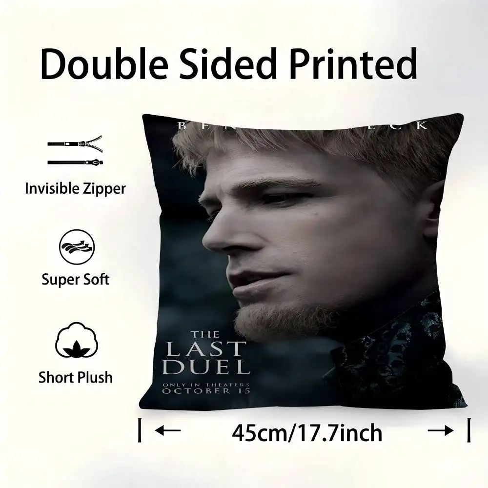 

The Last Duel Action Movie Personalized Pillow Dust Cover Bedroom Kids Party Decoration Pillowcase Birthday Children Gift