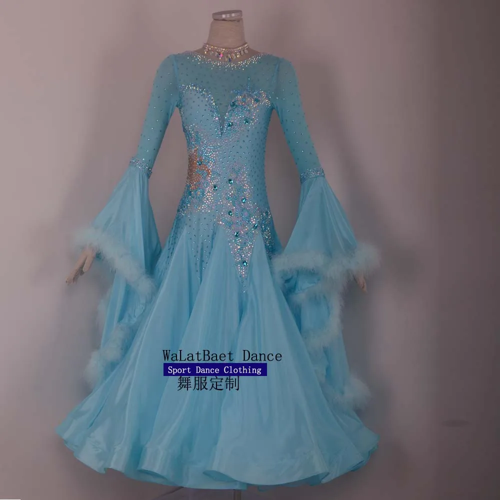 

Free customized color and size. Women swing tango waltz Smooth us 8 dance competition dress modern dance Costume