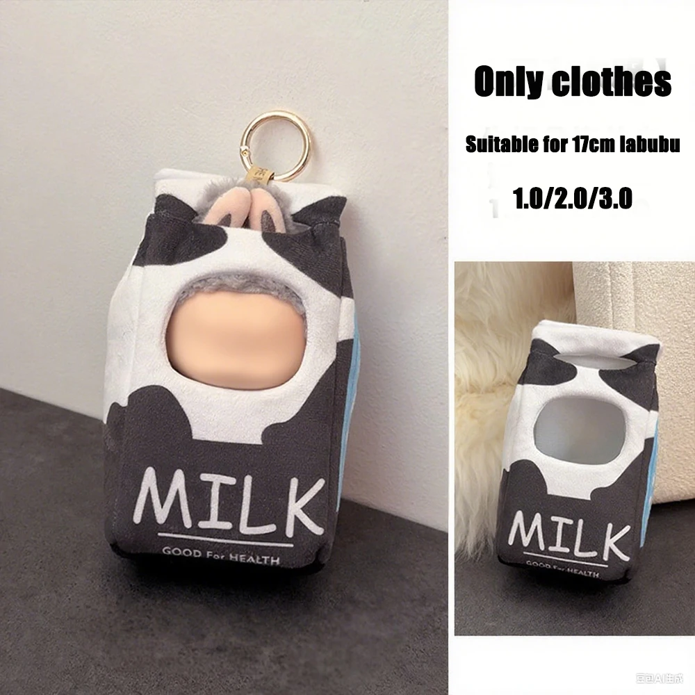 

Anime The Monsters Wacky Mart for 17cm Labubu Doll Outfits Designer Luxury Doll Clothes Set Plush Toys Clothe Doll Accessorie