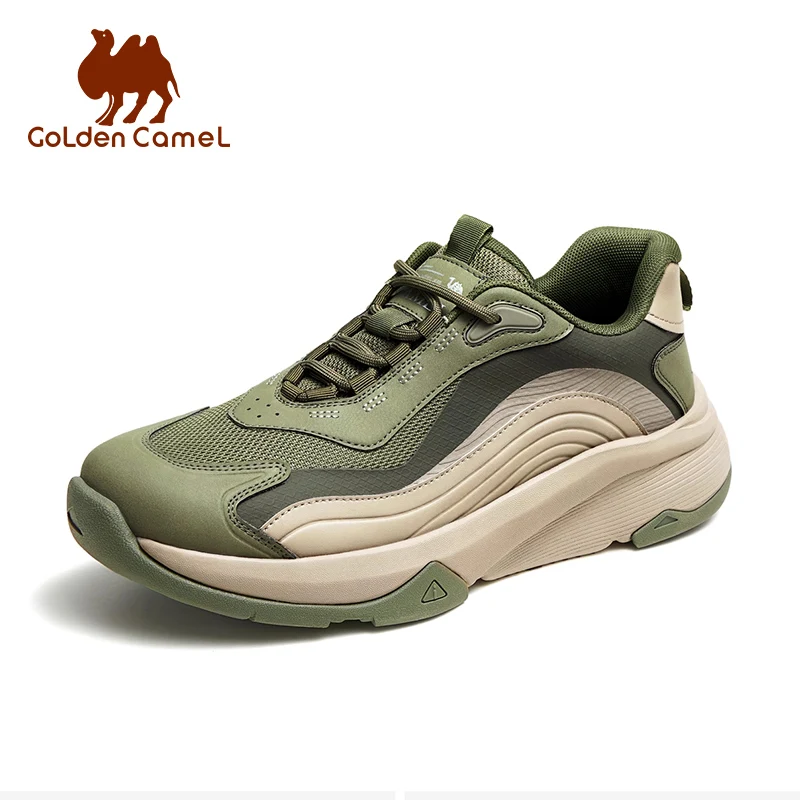 

GOLDEN CAMEL Fashion Hiking Shoes Breathable Male Sneakers Casual Thick Bottom Height Increasing Running Shoes for Men 2024 New