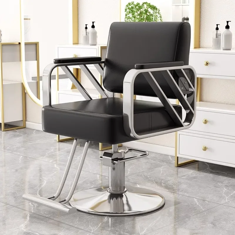 Professional Salon Beauty Barber Chair Luxury Classic Cheap Hair Wash Chair Leg Rest Armrest Premium Oriented Cadeira Furniture