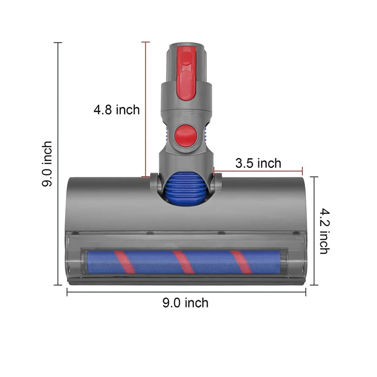 For Dyson V7 V8 V10 V11 V15 Vacuum Cleaner Parts Soft Roller Head Floor Brush Attachments