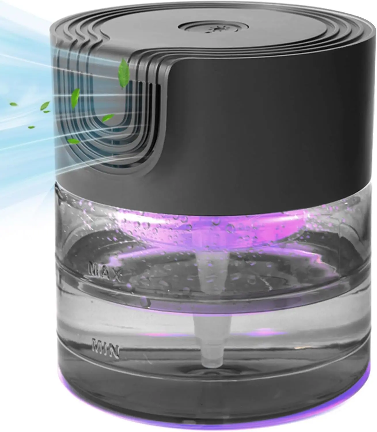 

Water Air Purifiers for Home, Quiet VariablWater Based Air Purifier with 7 Color Night Light, Air