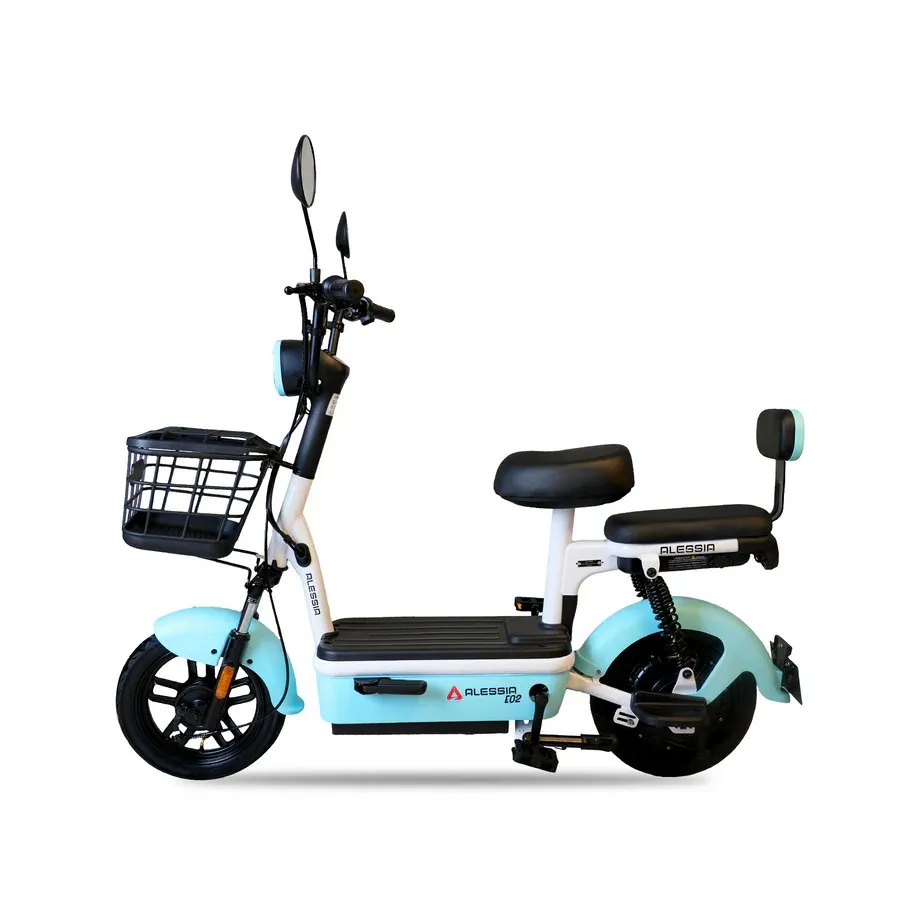 HOT Selling in Mexico 350W 48V20Ah 55KM Driving Range Electric City Bike 32km/h E-Moped E-bike ALESSIA E02 Daily Urban