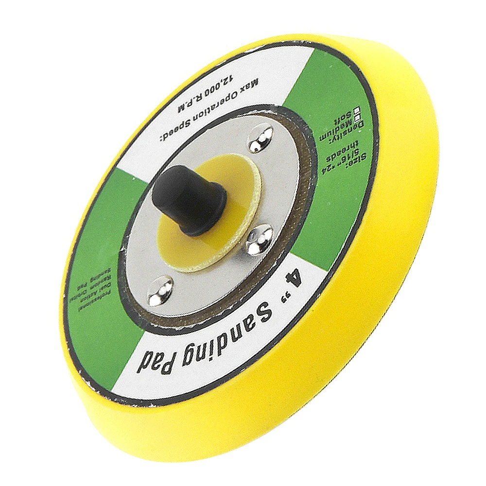 Polishing plate 4 Inch Professional 12000RPM Double-acting Random Orbital Sanding Pads with Smooth Surface for Polishing Sanding