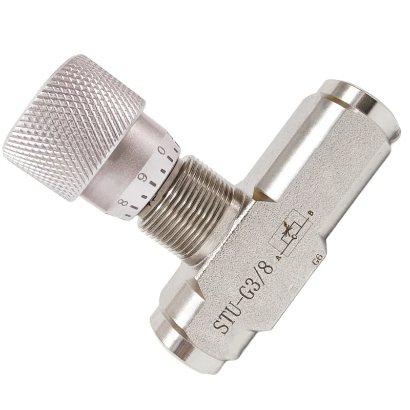 CYCLI-STU-G3/8 صمام الخانق الهيدروليكي عالي الضغط في اتجاه واحد صمام التحكم في التدفق التحكم في السرعة للأسطوانات الهيدروليكية