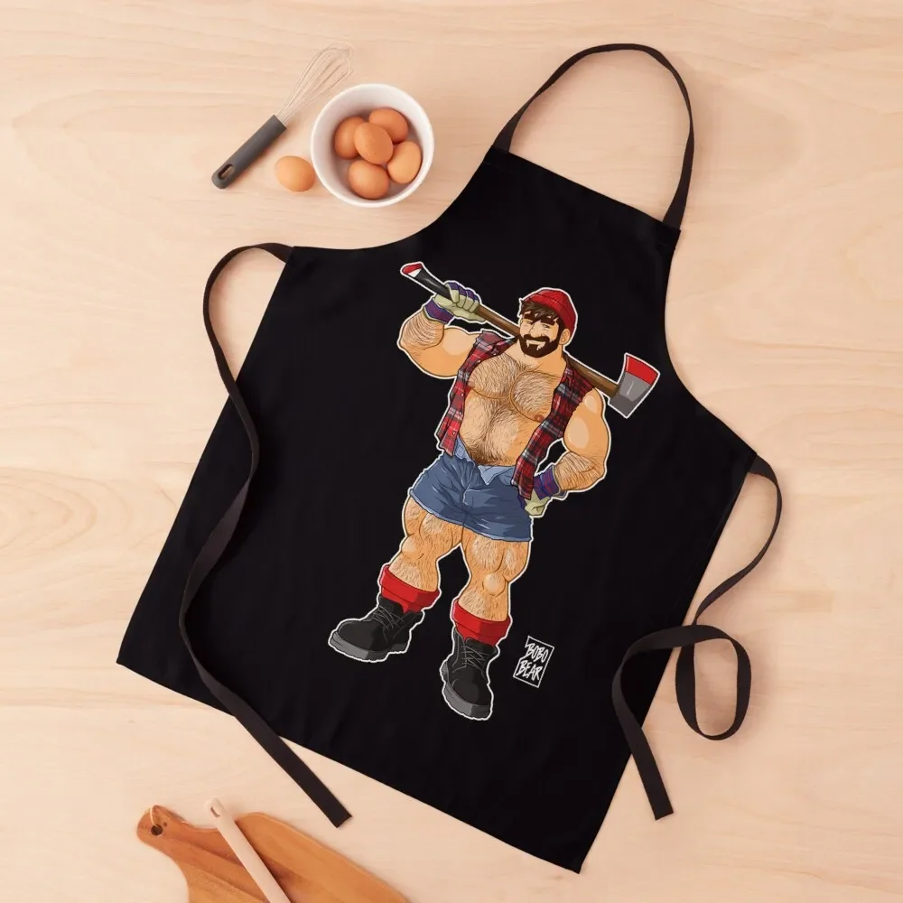 

ADAM LIKES LUMBERJACKS Apron For Hairdresser Kitchen Man Apron