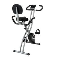Steel Foldable Indoor Exercise Spin Bike, Suitable for Home Fitness & Gym Equipment Use, Sturdy Material for Durability