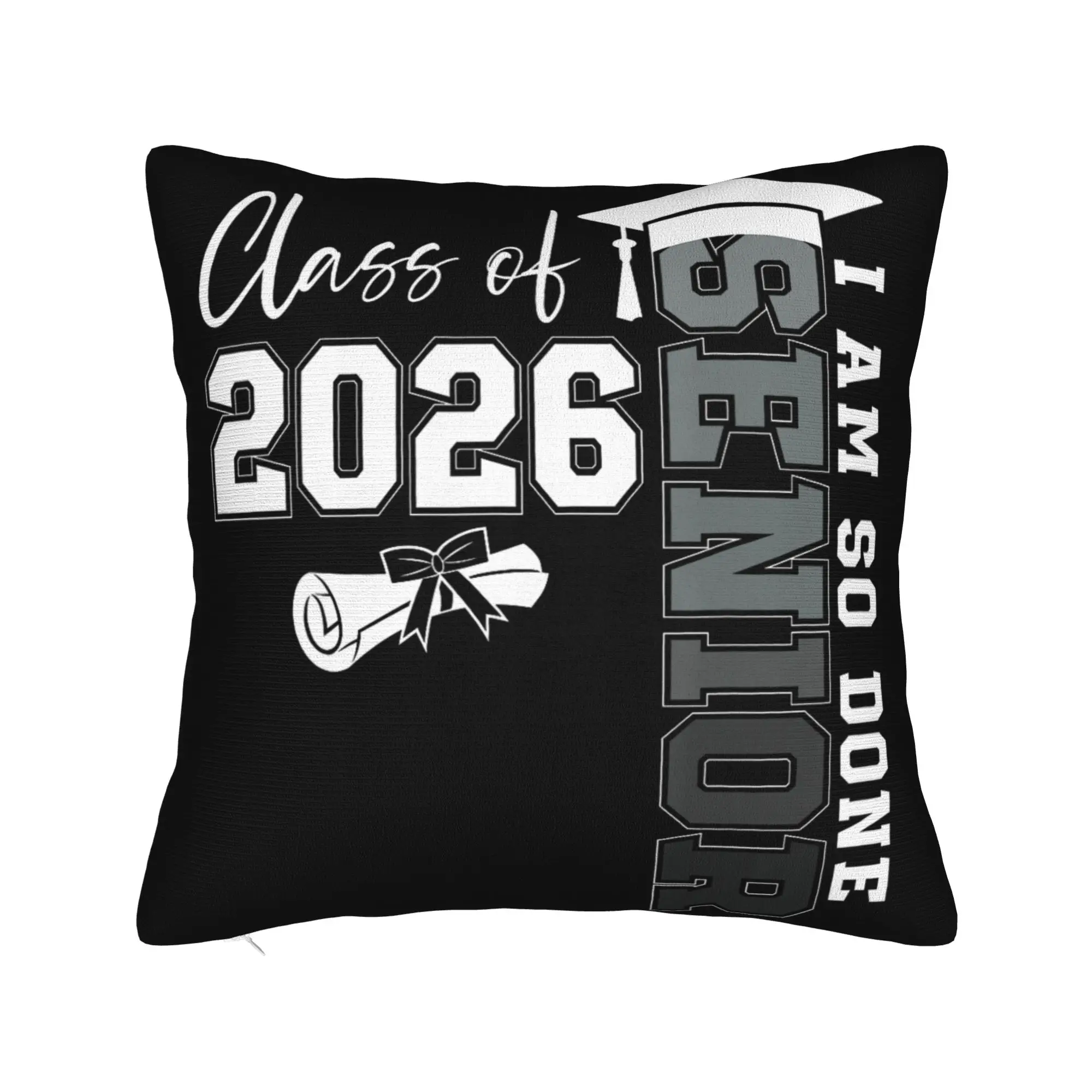 Decorative Pillowcase Class of 2026 Senior Graduation Merch Home  Pillow Case Cover Square Multi Size