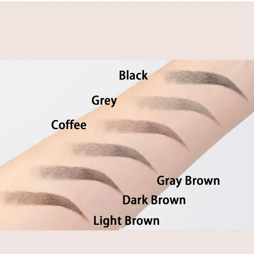 Nouveau crayon à sourcils Double extrémité 1.5mm 2 en 1 crayon à sourcils de maquillage Portable pour débutant Ultra fin définition des sourcils Shaper